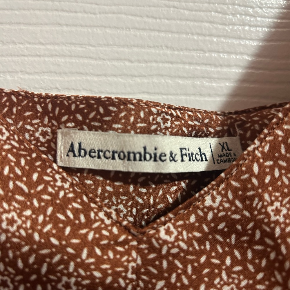 Abercrombie & Fitch Rust Floral Dress - Picture 4 of 4